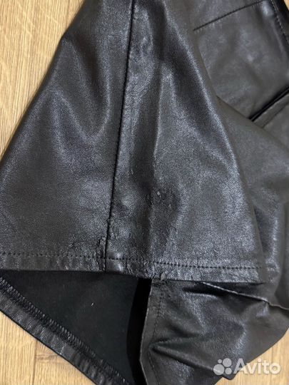 Кожаная юбка