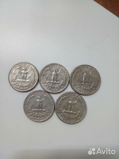 Монеты сша-20-21век. 105шт