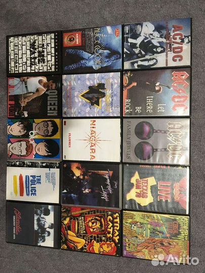 Коллекция Dvd музыки, концерты, клипы