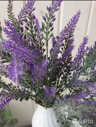 Искусственные ветки лаванды для декора