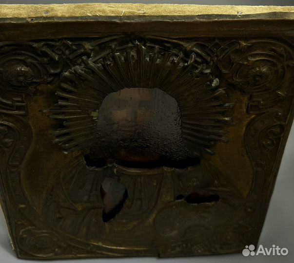 Икона старинная господь вседержитель