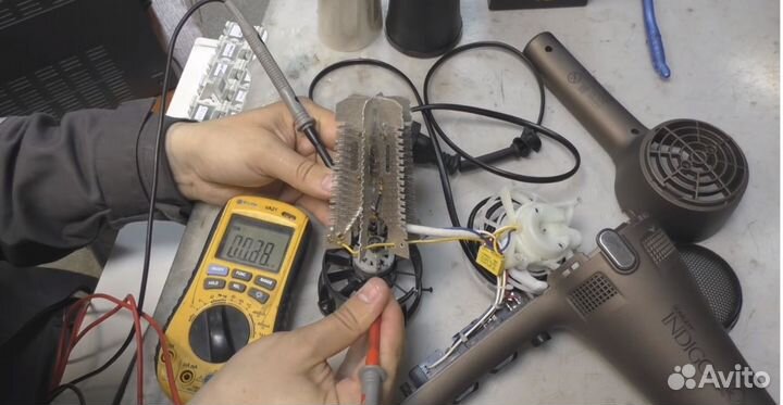 Ремонт фена и плоек