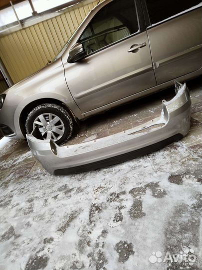 Задний бампер granta fl под ремонт