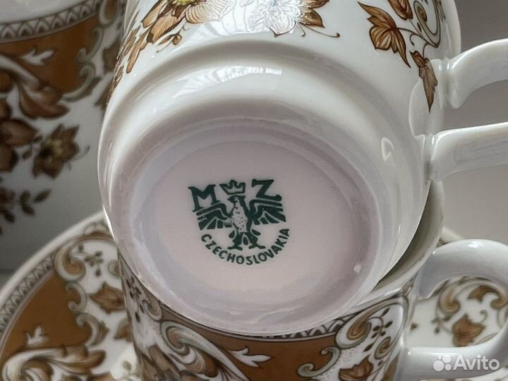 Сервиз кофейный MZ Чехословакия, фарфор