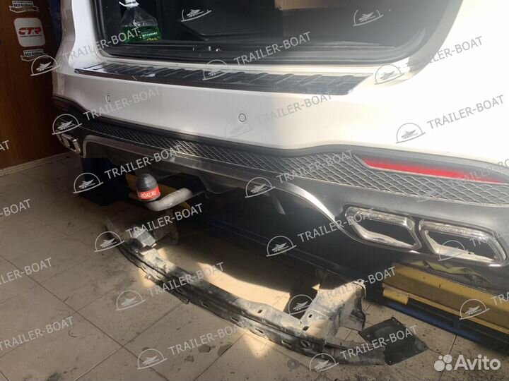 Фаркоп Mercedes-Benz ML (w164) 2005-2011, рама и крюк шар 50 мм, 45519