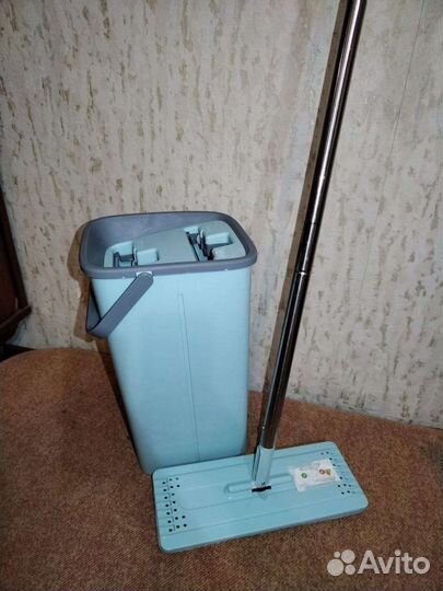 Швабра с ведром новая