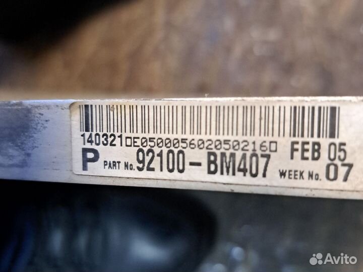 Радиатор кондиционера nissan primera p12 1,8