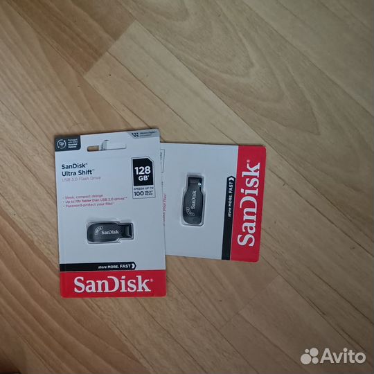 SanDisk Ultra Shift 128гб, USB3.0, новый запечатан