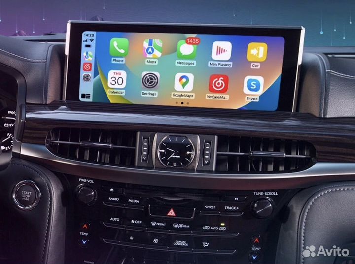 Android приставка в штатный монитор Lexus LX570