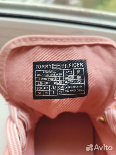 Текстильные кеды Tommy Hilfiger Essential 36р