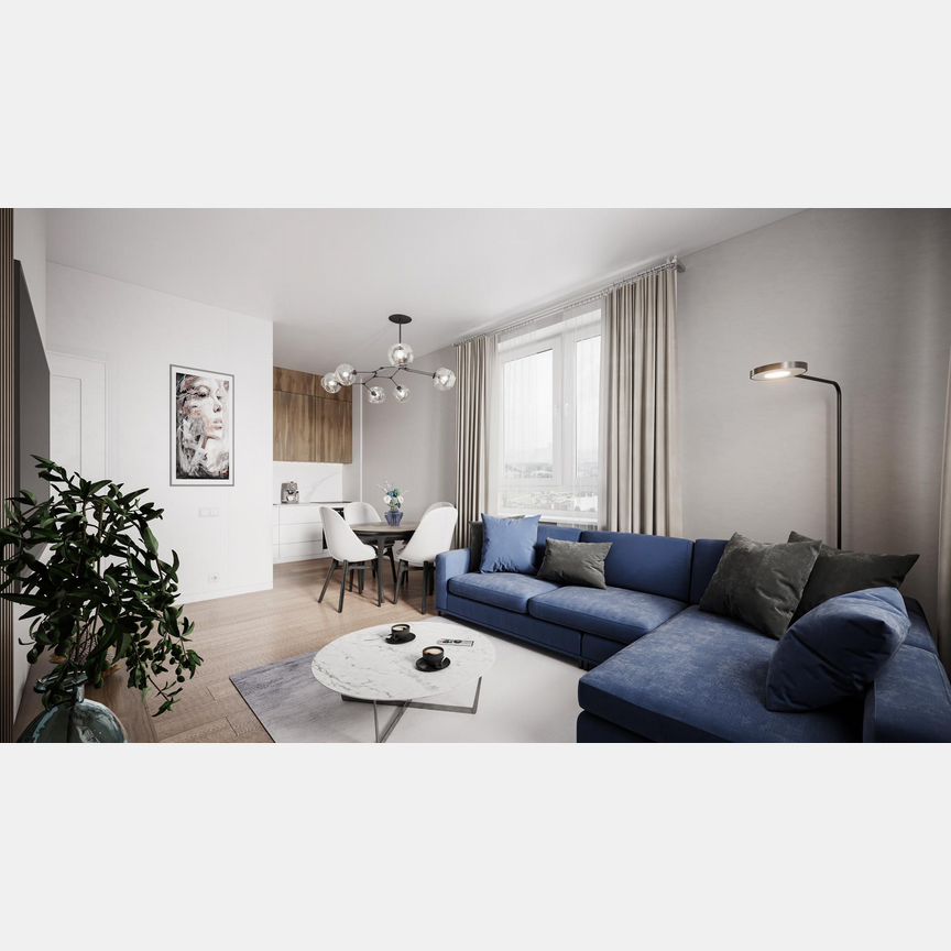 1-к. квартира, 41,4 м², 12/13 эт.