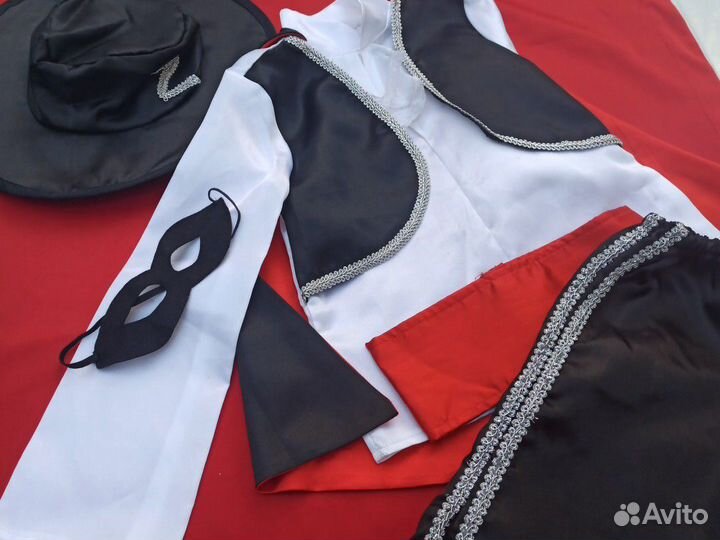 Карнавальный костюм Zorro Зорро. Рост 104-122