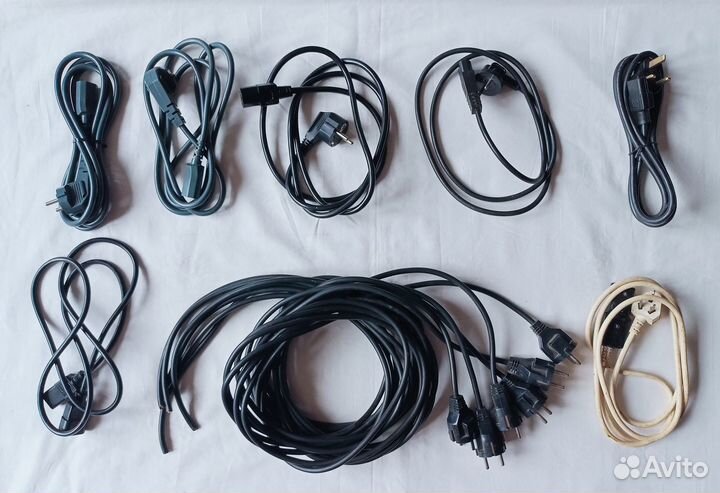 Шнуры питания компьютерные, информационные и др