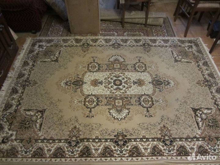 2 Одинаковых Ковра Шерсть 170х250(см)