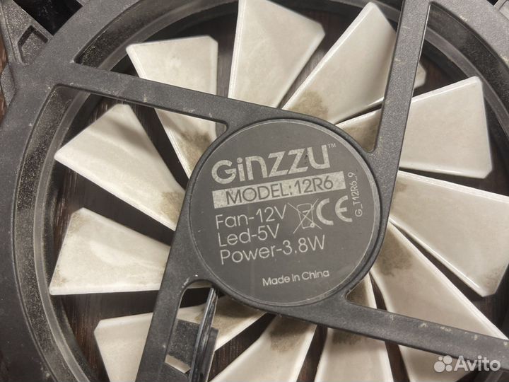 Куллер для пк ginzzu + контроллер