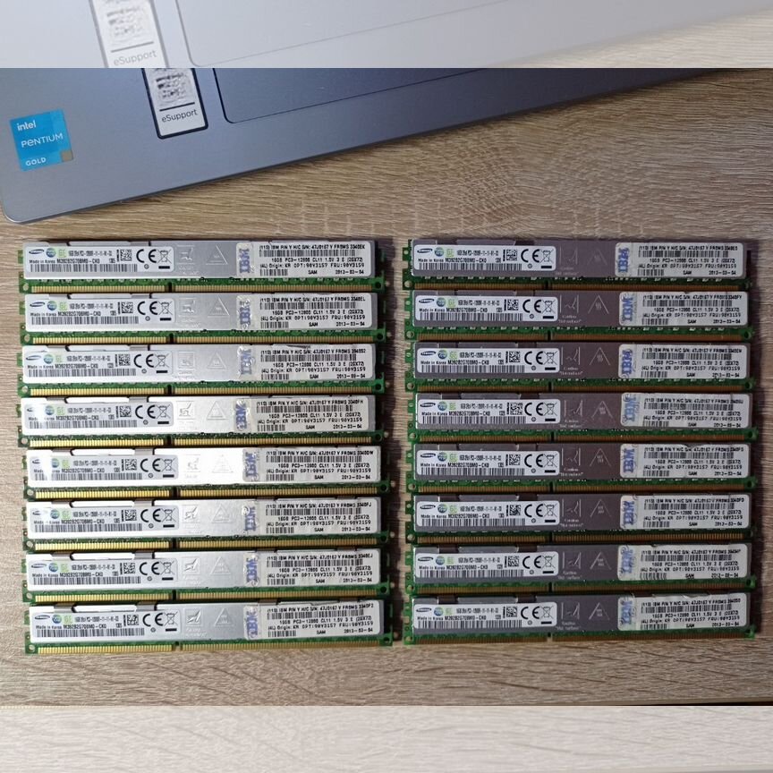 [90Y3159] 16 Gb 1600 Mhz Vlp Rdimm Ibm Blade, Склад 14 Шт 90y3159