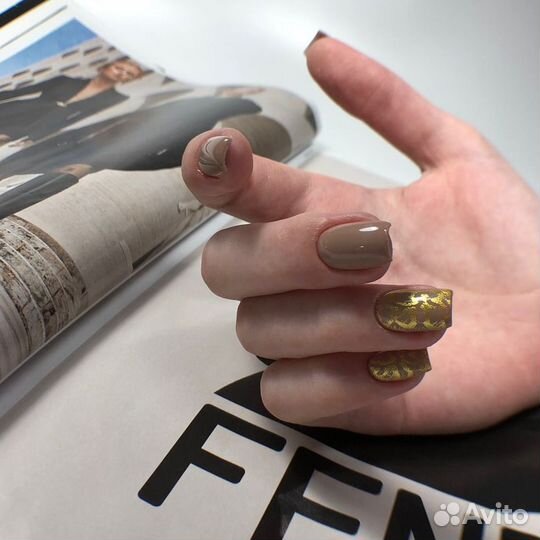 Маникюр с покрытием гель лак