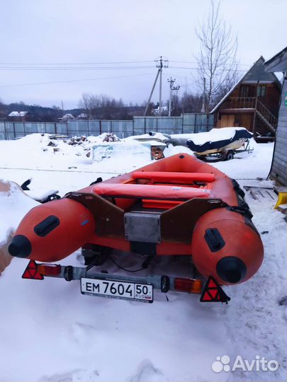 Лодка пвх Eurovinil с прицепом