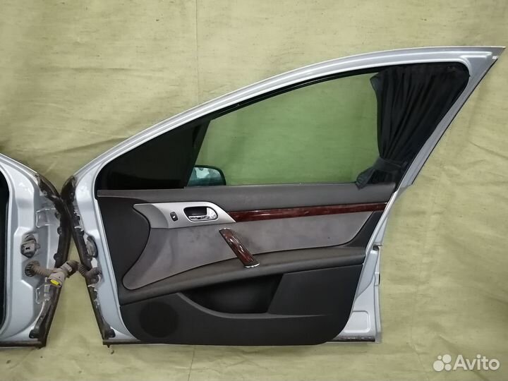 Обшивка передней двери peugeot 407