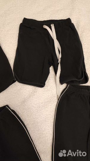 Шорты черные для школы 116-134