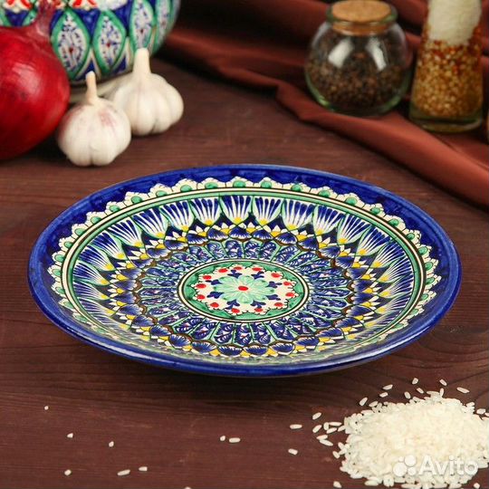 Тарелка Риштанская Керамика 