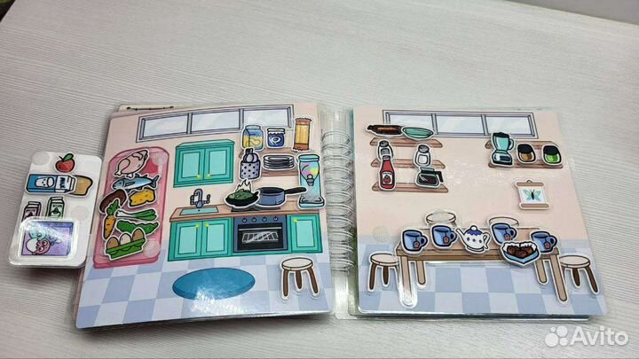 Книжка на липучках тока бока