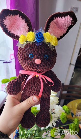 Мягкая игрушка зайчик