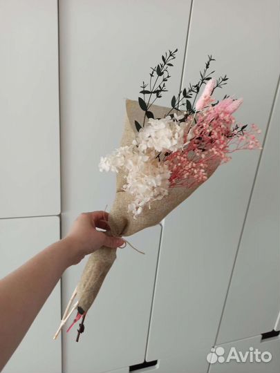 Букет из стабилизированных цветов