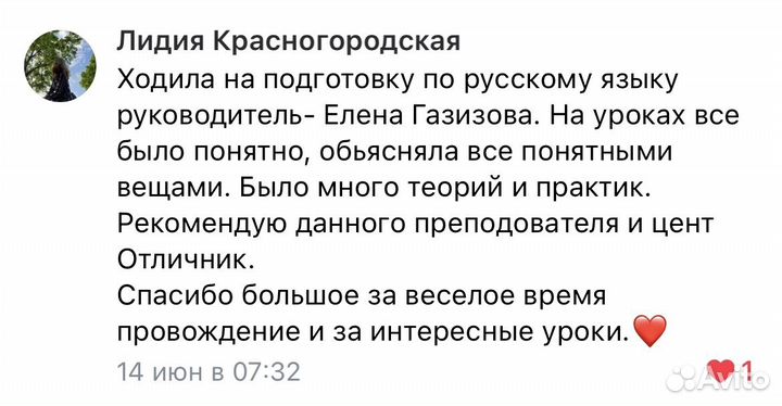 Репетитор по русскому языку