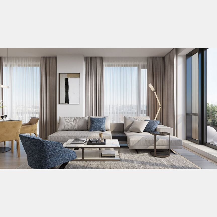 2-к. квартира, 92,5 м², 12/22 эт.