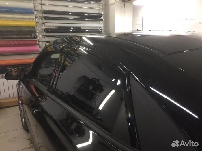 Дефлекторы боковых окон Hyundai Solaris Седан