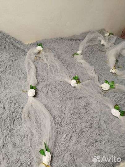 Свадебные украшения на машину