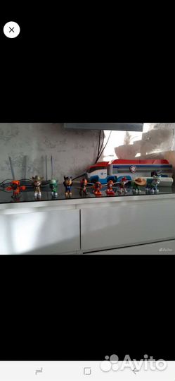 Детский деревянный разборный домик + щенки