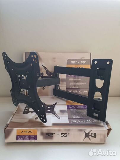 Кронштейн для тв поворотный до 55 дюймов