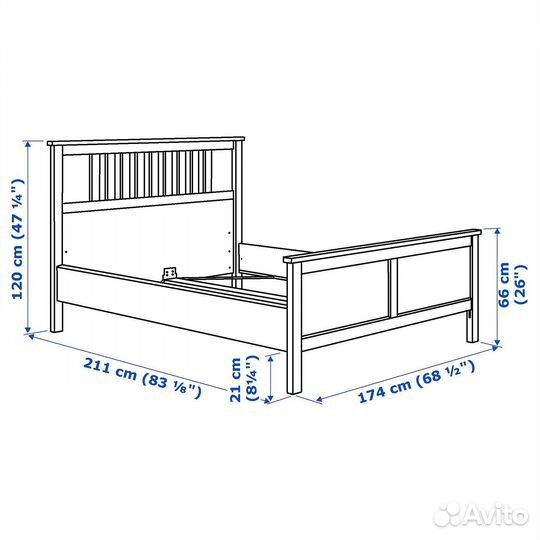 Кровать IKEA хемнэс