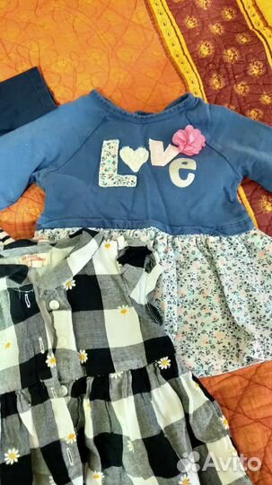 Вещи пакетом для девочки 68-74