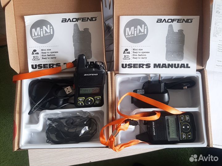 Рации Baofeng BF-T1 Mini