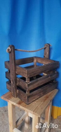 Ящик деревянный подарочный