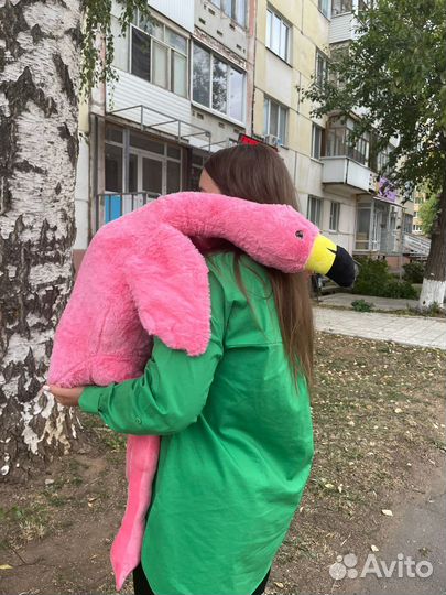 Фламинго мягкая игрушка