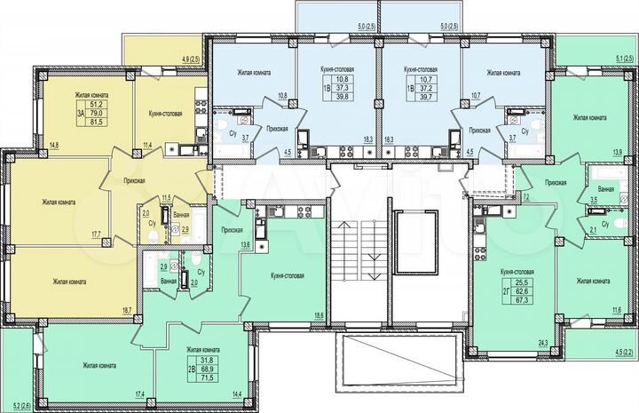 1-к. квартира, 39,8 м², 10/10 эт.