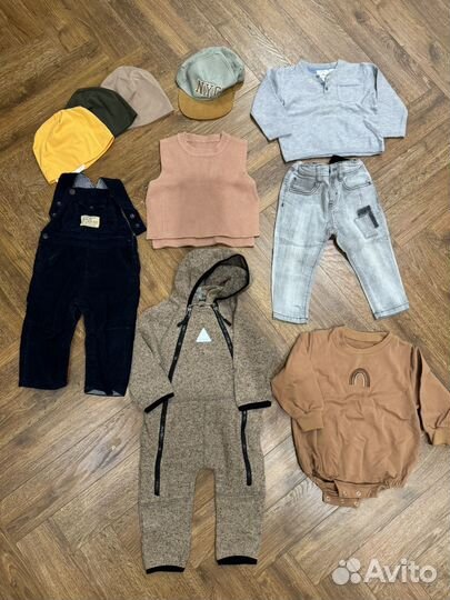 Вещи пакетом на мальчика 80 86
