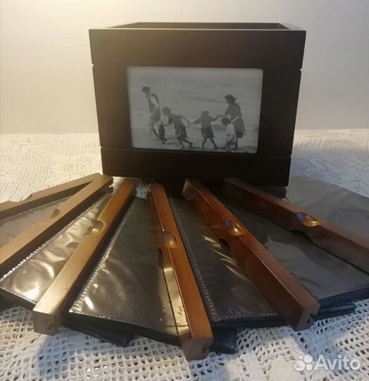 Альбом для фотографий из дерева настольный