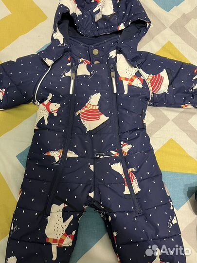 Зимний комбинезон - трансформер crockid 68-74