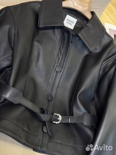 Кожаная куртка hermes