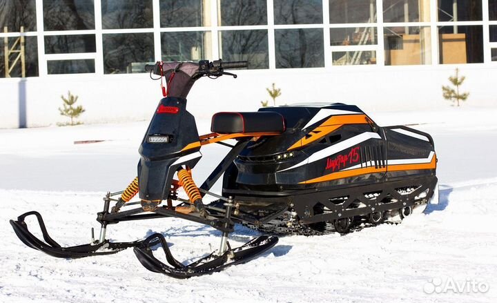 Мотобуксировщик irbis мухтар 15 С лыжным модулем