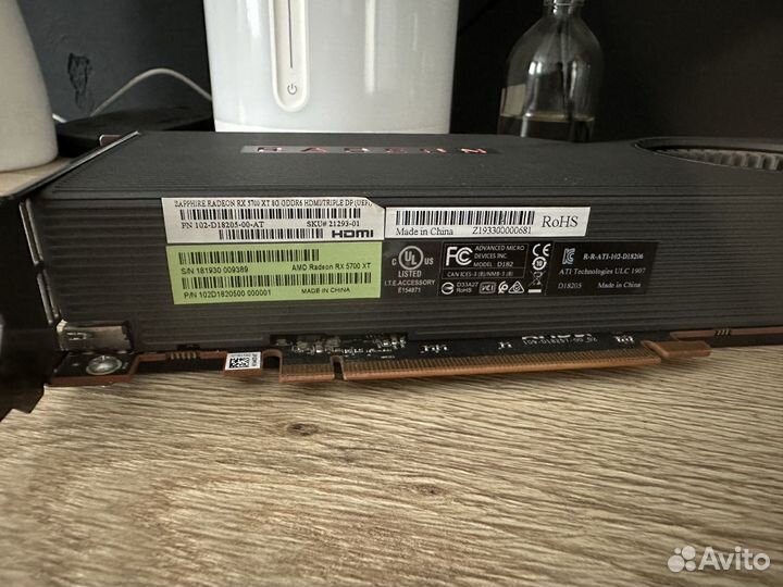 Видеокарта Amd radeon rx 5700 xt
