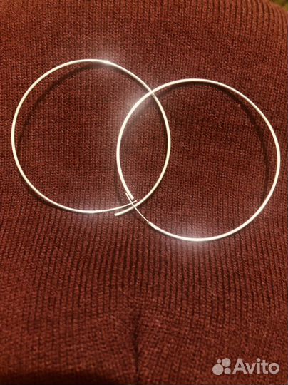 Серебряные серьги