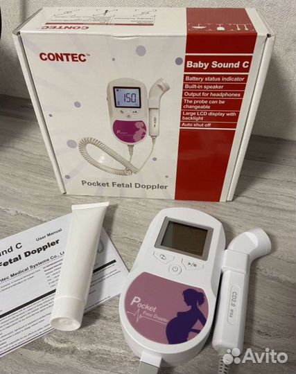 Допплер для беременных фетальный Contec