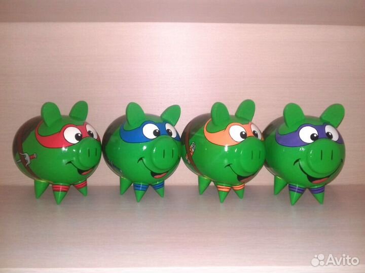 Копилка свинка черепашки нинзя