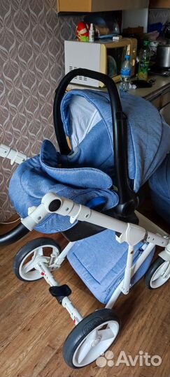 Коляска adamex 3 в 1 бу